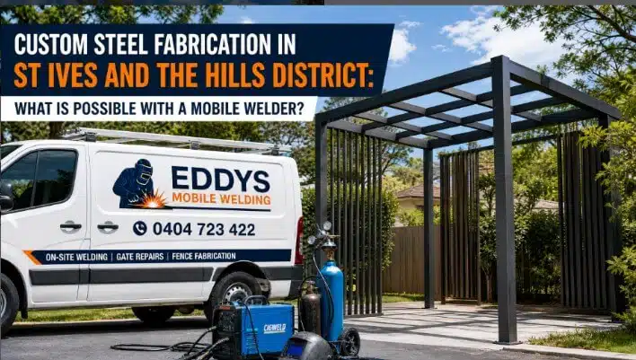 Custom Steel Fabrication in St Ives and the Hills District: What Is Possible with a Mobile Welder? | Eddy's Mobile Welding | On-Site Welding & Metal Fabrication in Sydney Custom Steel Fabrication in St Ives and the Hills District: What Is Possible with a Mobile Welder?